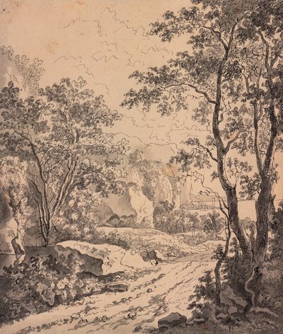 المناظر الطبيعية الإيطالية ، بين أنكونا وسينيغاليا بواسطة جان ديركز بوث